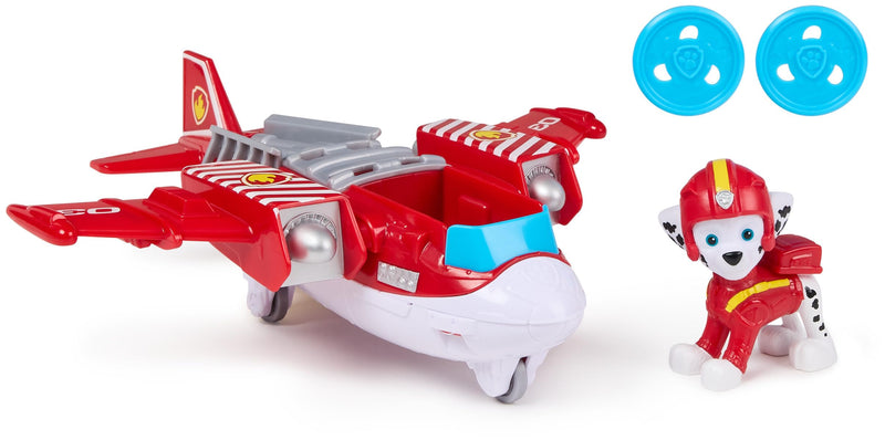 Paw Patrol: Air Rescue Marshall Action Figure & Hero Hydro Plane Toy with Projectile Launcher & 2 Projectiles, Kids’ Toys for Boys & Girls Aged 3+