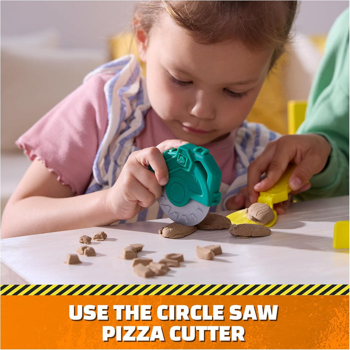 Rubble and Crew, Growlin’ Grub Food Truck Playset, Action Figure, Play Kitchen Accessories and Kinetic Build-It Play Sand, Kids’ Toys for Boys and Girls 3+