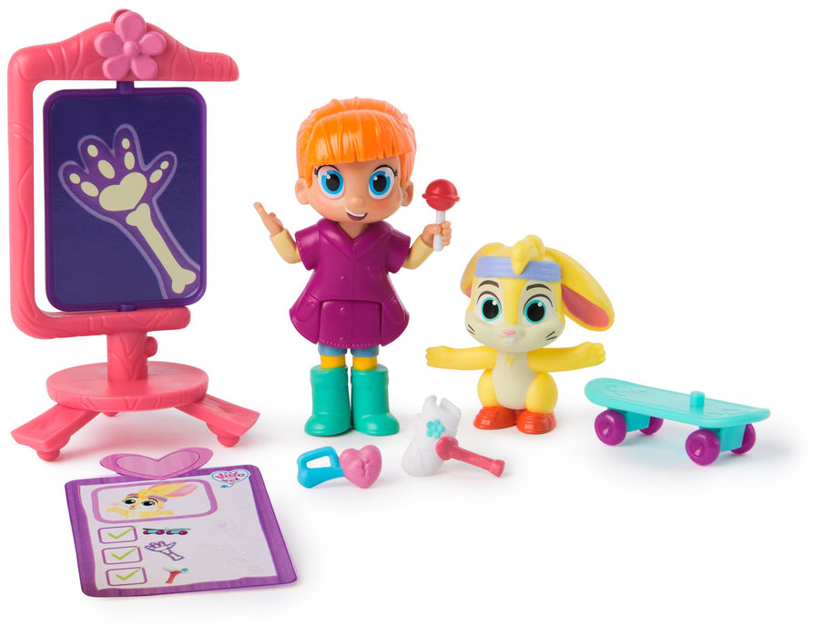 Vida the Vet Zag's Cast & Care Pack with Life & Zig Zag Action Figuren & Doctor Kit Zubehör, Kids Toys for Girls & Boys Ages 3 und Up, Einheitsgröße (Spin Master 6071397