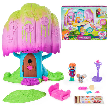 Vida the Vet, Vet Clinic, Treehouse Playset with Action figures, Dollhouse Furniture and Accessories, Kids’ Toys for Girls and Boys Aged 3 and up