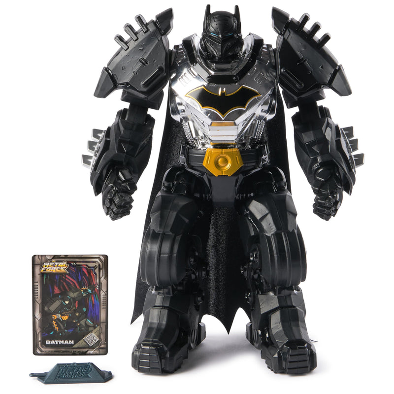 DC Metal Force Batman Action Figure, 30 cm Tall with 8 Points of Motion for Action-packed Adventures. For Ages 4+