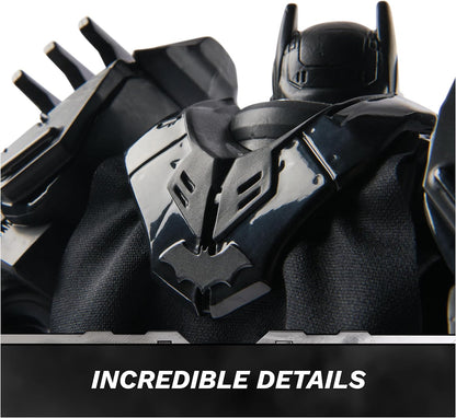 DC Metal Force Batman Action Figure, 30 cm Tall with 8 Points of Motion for Action-packed Adventures. For Ages 4+