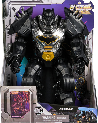 DC Metal Force Batman Action Figure, 30 cm Tall with 8 Points of Motion for Action-packed Adventures. For Ages 4+
