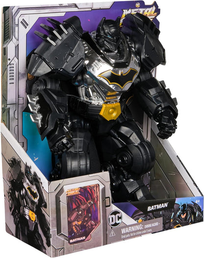 DC Metal Force Batman Action Figure, 30 cm Tall with 8 Points of Motion for Action-packed Adventures. For Ages 4+