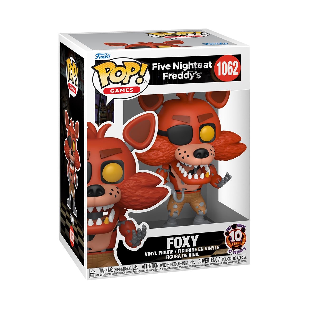Funko POP! Games: Five Night's At Freddy's - Foxy - Five Nights At Freddy's - Collectable Vinyl Figure - Gift Idea - Official Merchandise - Toys for Kids & Adults - Anime Fans