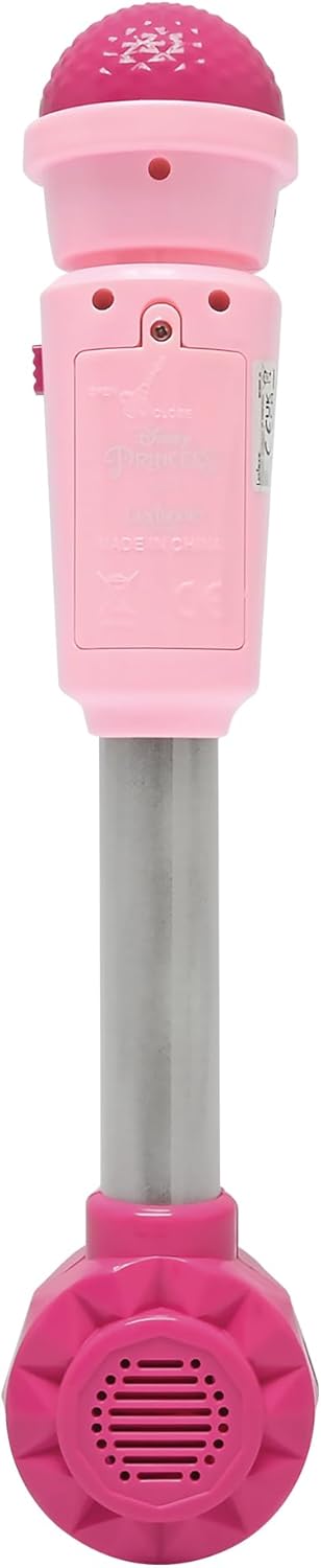 Lexibook, Disneyprinses, Lichtgevende Microfoon voor kinderen, Muzikaal Speelgoed, Ingebouwde luidspreker, Lichteffecten, Aux-in aansluiting, Roze, MIC90DP