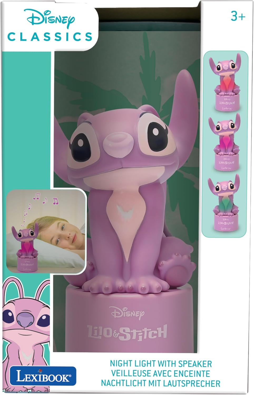 Lexibook - Angel Nightlight With Speaker