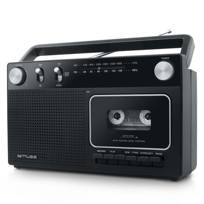 Radio Cassette Muse M-152 Rc Black