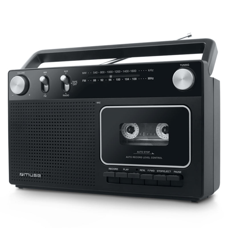 Radio Cassette Muse M-152 Rc Black