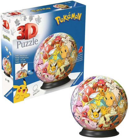 3D Puzzle-Ball Pokémon Kanto Region