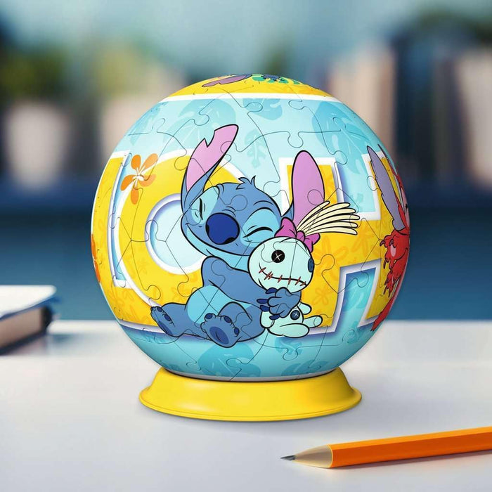 Ravensburger 3D Puzzle 11596 - Puzzle-Ball Disney Stitch - Puzzle-Ball für Erwachsene und Kinder ab 6 Jahren - Stitch Geschenke