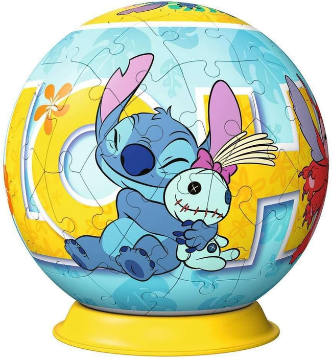 Ravensburger 3D Puzzle 11596 - Puzzle-Ball Disney Stitch - Puzzle-Ball für Erwachsene und Kinder ab 6 Jahren - Stitch Geschenke