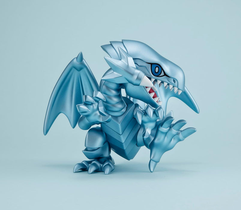 MEGATOON Yu-Gi-Oh! Duel Monsters Blue-eyed White Dragon Approx. 4.9 inches (125 mm), PVC Pre-painted Complete Figure