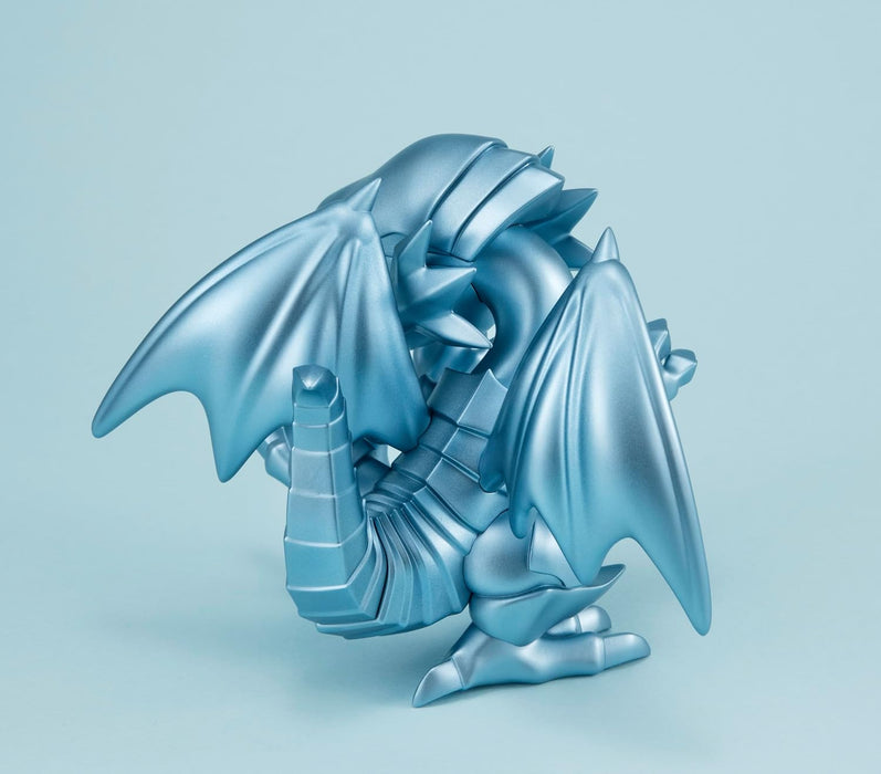 MEGATOON Yu-Gi-Oh! Duel Monsters Blue-eyed White Dragon Approx. 4.9 inches (125 mm), PVC Pre-painted Complete Figure