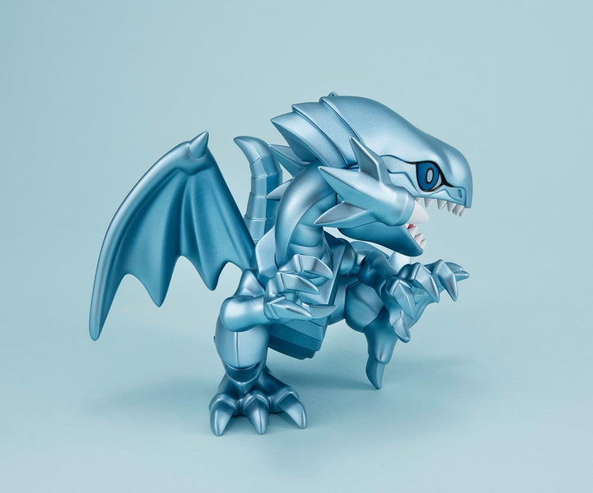MEGATOON Yu-Gi-Oh! Duel Monsters Blue-eyed White Dragon Approx. 4.9 inches (125 mm), PVC Pre-painted Complete Figure