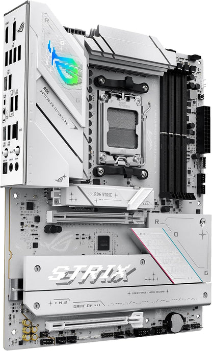 ASUS ROG Strix B850-A Gaming WiFi AMD ATX motherboard, 14+2+2 power stages, DDR5 slots, four M.2 slots, PCIe 5.0, WiFi 7, USB 20Gbps Type-C and Aura Sync RGB