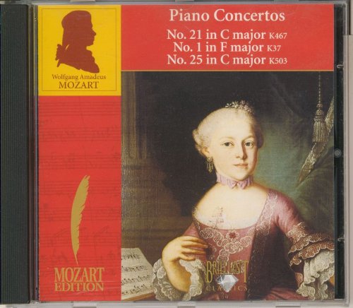 Wolfgang Amadeus Mozart - Piano Concertos KV 467, KV 37, KV 503