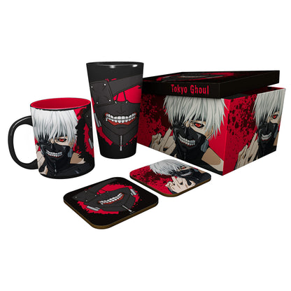 ABYSTYLE GBEye TOKYO GHOUL - Set regalo in vetro + tazza + 2 Coasters Ken