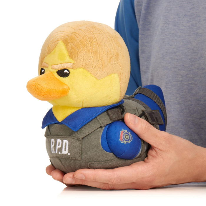 TUBBZ Plush: Leon Kennedy - Resident Evil Cosplaying Rubber Duck Soft Plush Collectible Toy