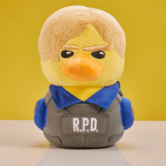TUBBZ Plush: Leon Kennedy - Resident Evil Cosplaying Rubber Duck Soft Plush Collectible Toy