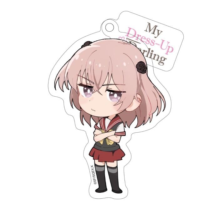 SAKAMI - My Dress-Up Darling - Sajuna - Chibi Style - Acrylic Keychain, Key Ring - 8 cm