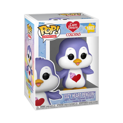 Funko POP! Animation: Care Bear Cousins - Cozy Heart Penguin - Care Bears - Collectable Vinyl Figure - Gift Idea - Official Merchandise - Toys for Kids & Adults - TV Fans