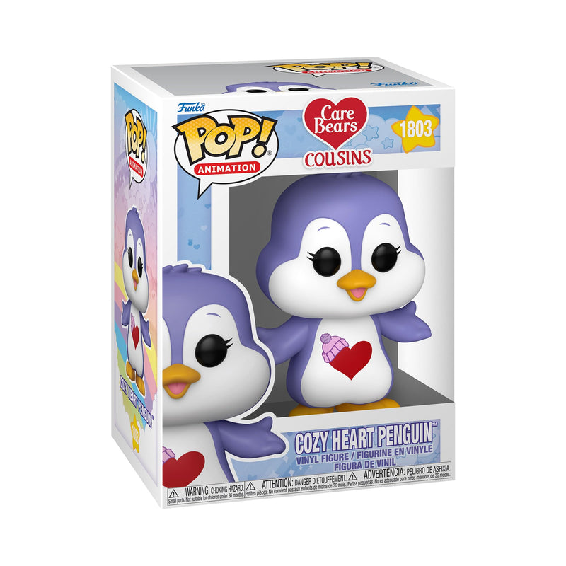 Funko POP! Animation: Care Bear Cousins - Cozy Heart Penguin - Care Bears - Collectable Vinyl Figure - Gift Idea - Official Merchandise - Toys for Kids & Adults - TV Fans