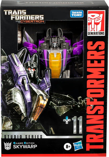 Transformers Studio Series Voyager Class War for Cybertron 11 Gamer Edition Skywarp Action Figure