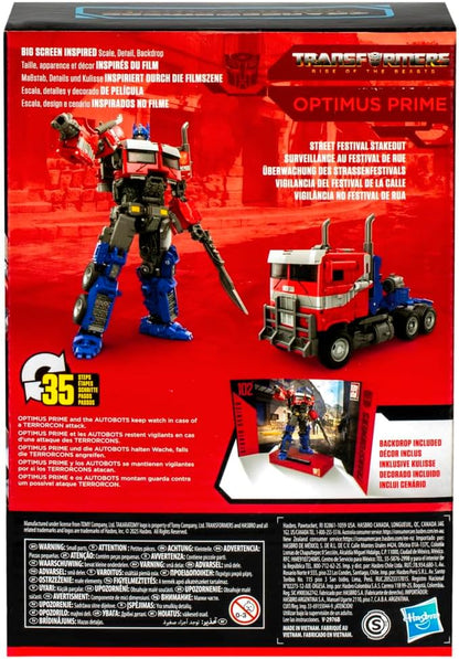 Transformers Studio Series Voyager Class Rise of the Beasts 102 Optimus Prime Action Figure