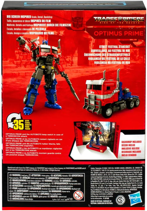 Transformers Studio Series Voyager Class Rise of the Beasts 102 Optimus Prime Action Figure