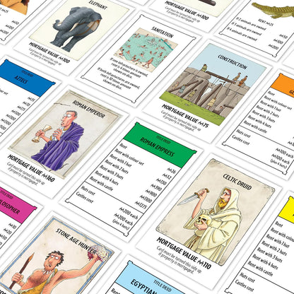 Winning Moves Horrible Histories Ancient Civilisations Monopoly classic board game is perfect for 2–6 players and makes a great gift for fans aged 8 and up