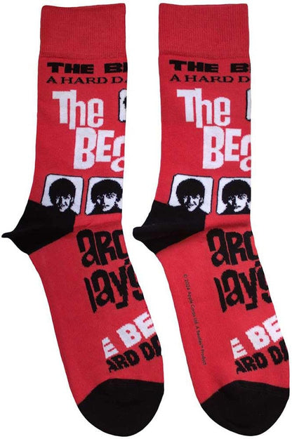 Beatles - The - The Beatles Ankle Socks: A Hard Day`S Night