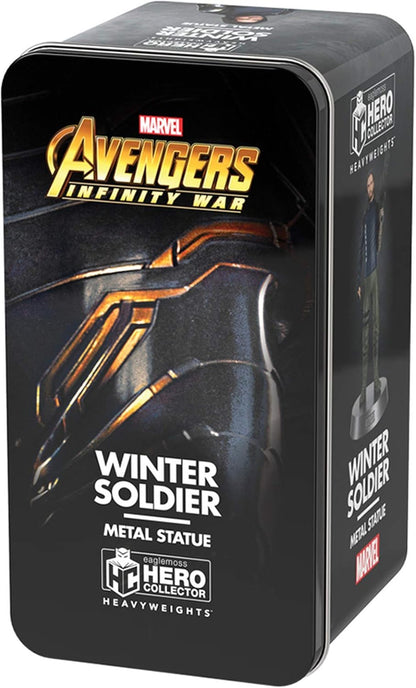 Hero Collector Marvel Heavyweights Collection | Winter Soldier (Avengers: Infinity War) Heavyweight Metal Figurine 14 by Eaglemoss