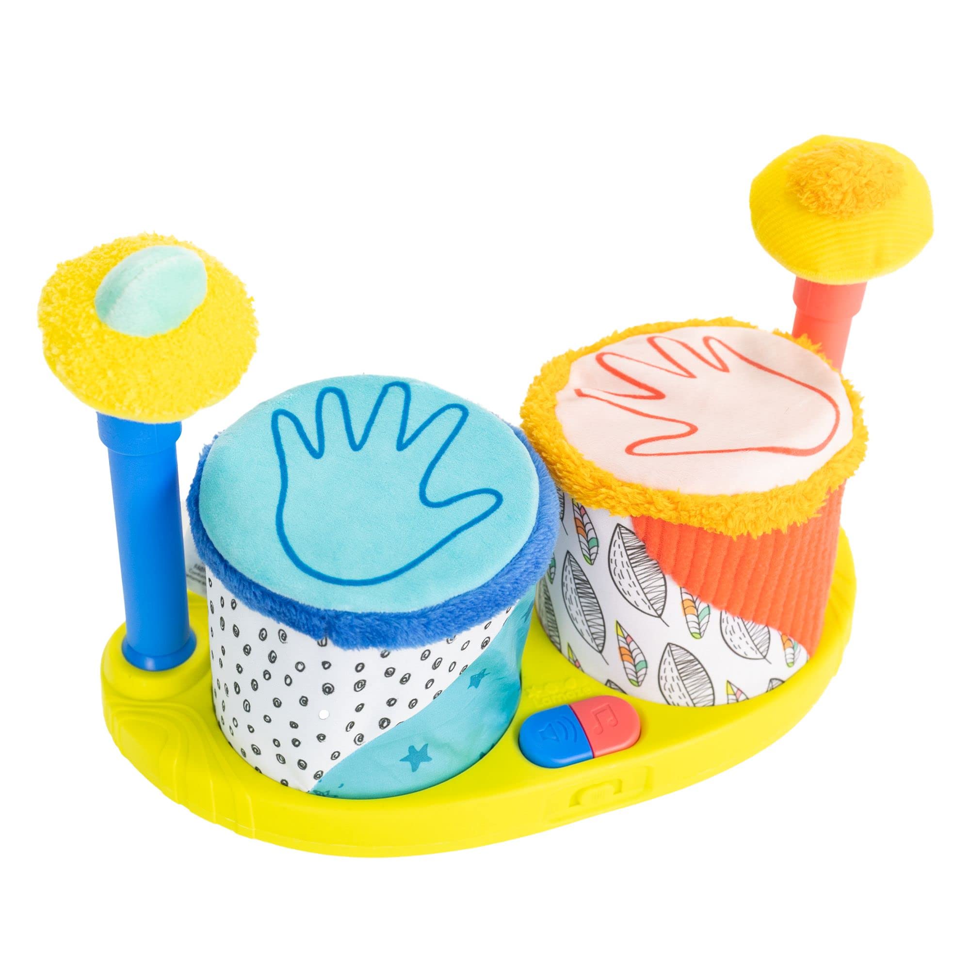 LAMAZE L27472 eerste accu van stof, muzikaal geluid, eerste verjaardag, speelgoed voor baby's vanaf 12 maanden