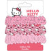 Stoffen haarelastiekjes met Hello Kitty-design, 3-delige set voor meisjes, elastisch en comfortabel voor grappige kapsels