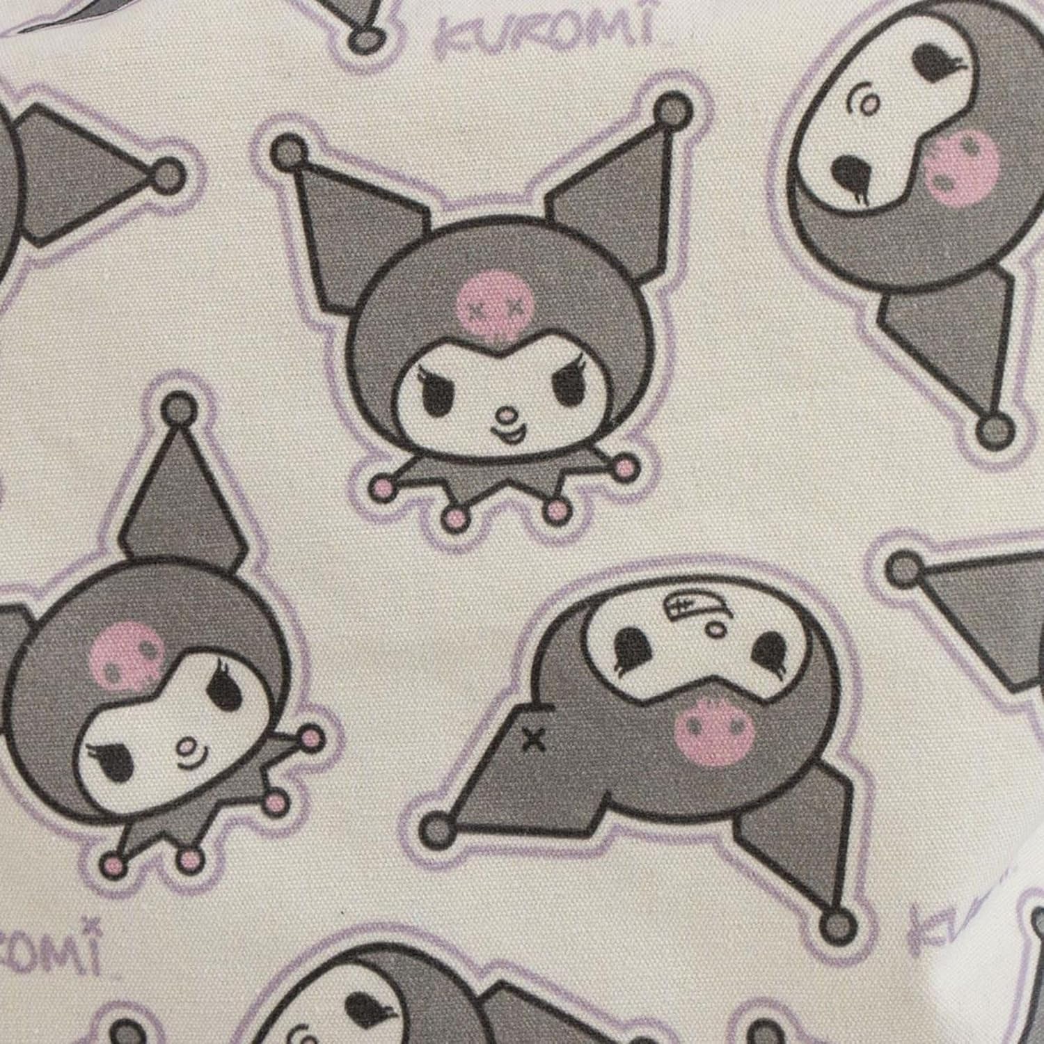 CERDÁ LIFE'S LITTLE MOMENTS Shopping Hello Kitty Kuromi Tasche, Uni, Erwachsene, Weiß und Schwarz, bunt, Estándar, Zeitgenössisch