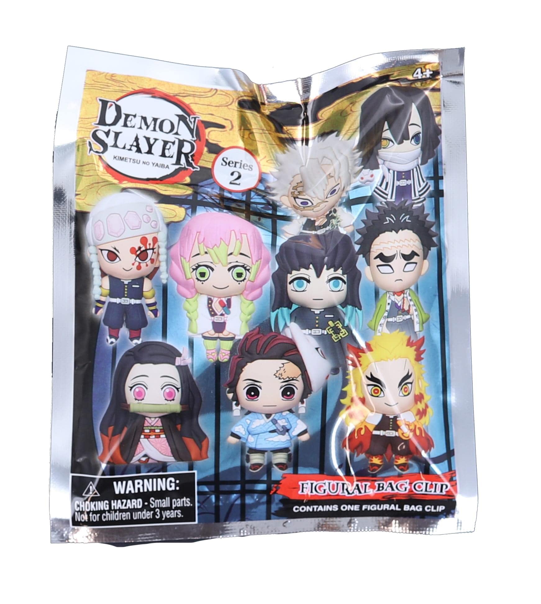 Demon Slayer 3D Foam Bag Clip - Series 2 (Single Blind Bag