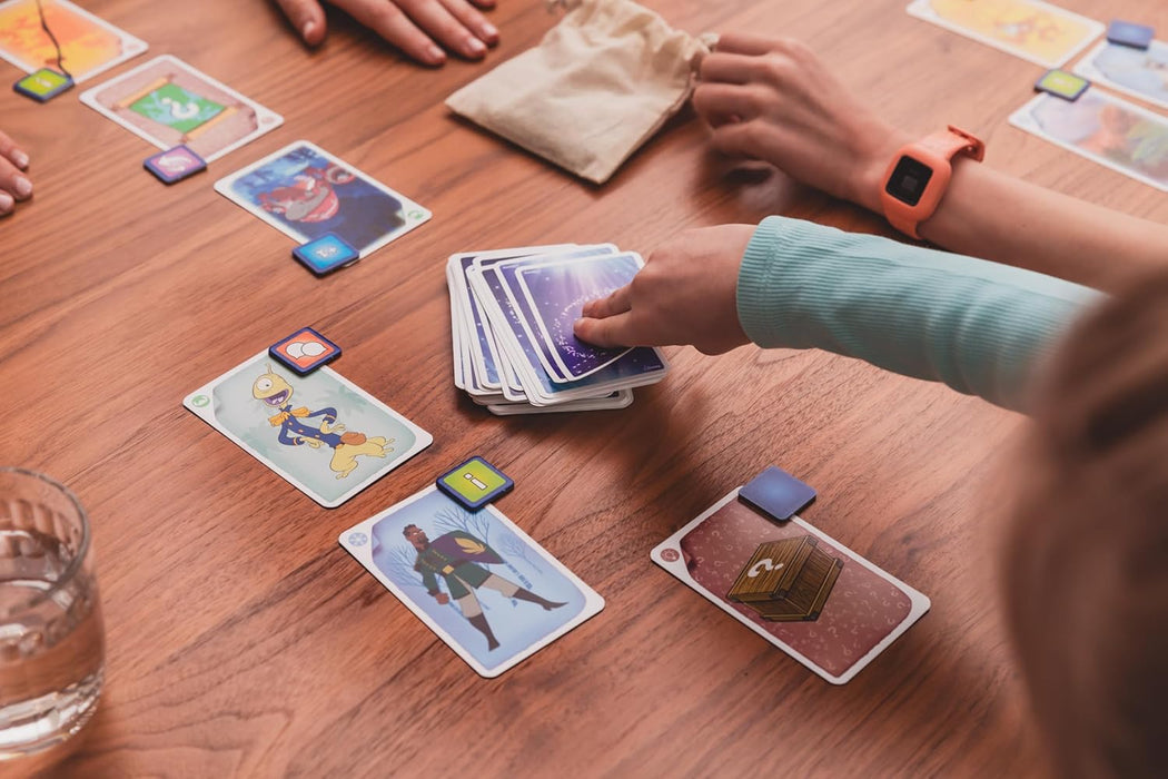 Disney Match And Tell, Collect Cards, Use Your Imagination To Tell Exciting Stories and Win Points, Cards From Disney Favourite Films: Aladdin, Frozen 2, Lilo & Stitch, The Lion King & Encanto