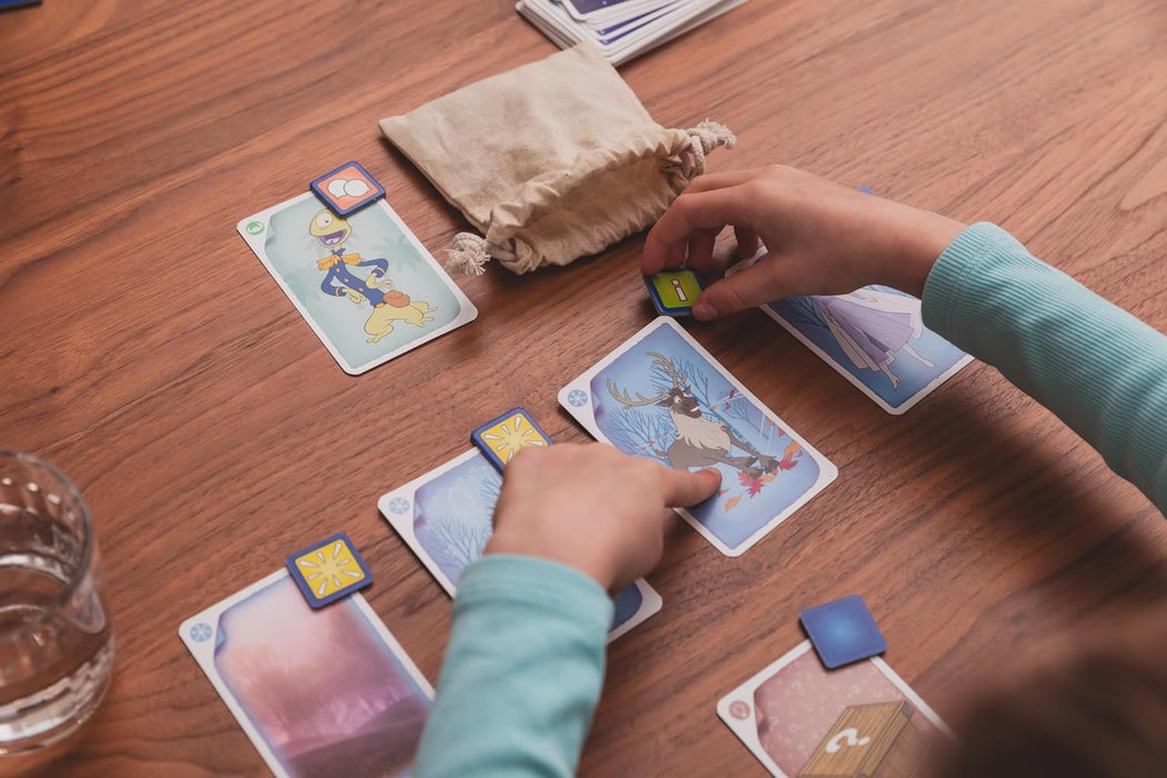 Disney Match And Tell, Collect Cards, Use Your Imagination To Tell Exciting Stories and Win Points, Cards From Disney Favourite Films: Aladdin, Frozen 2, Lilo & Stitch, The Lion King & Encanto