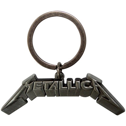 Rock Off officially licensed products Metallica 3D Band Logo Keyring Keychain One Size