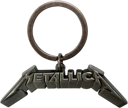 Rock Off officially licensed products Metallica 3D Band Logo Keyring Keychain One Size