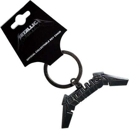 Rock Off officially licensed products Metallica 3D Band Logo Keyring Keychain One Size