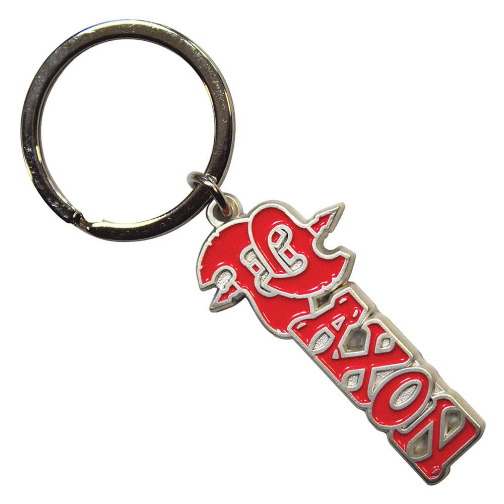 Saxon - Saxon Keychain: Red Logo