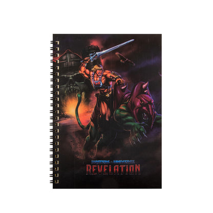 Cinereplicas MOTU - He-Man und Battle Cat Spiralnotizbuch 120p 14.5 * 21cm - Offizielle Lizenz
