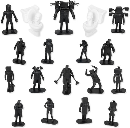 Skibidi Toilet Battle Bucket, Collectible Figures, Officially Licensed Merch