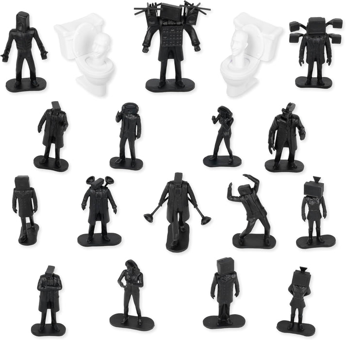 Skibidi Toilet Battle Bucket, Collectible Figures, Officially Licensed Merch