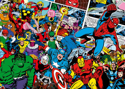 Ravensburger - Puzzle 1000 Piezas Marvel Challenge | Puzzle Adultos 70x50cm | Puzles 1000 Adultos | Rompecabezas Niños +14 Años | Puzzles 1000 Piezas De Marvel