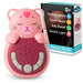 Cloud b Reise-Soundmaschine mit beruhigendem Licht, 4 weiße Geräusche und 4 Schlaflieder, reaktivierender intelligenter Sensor, Sweet Dreamz Cat