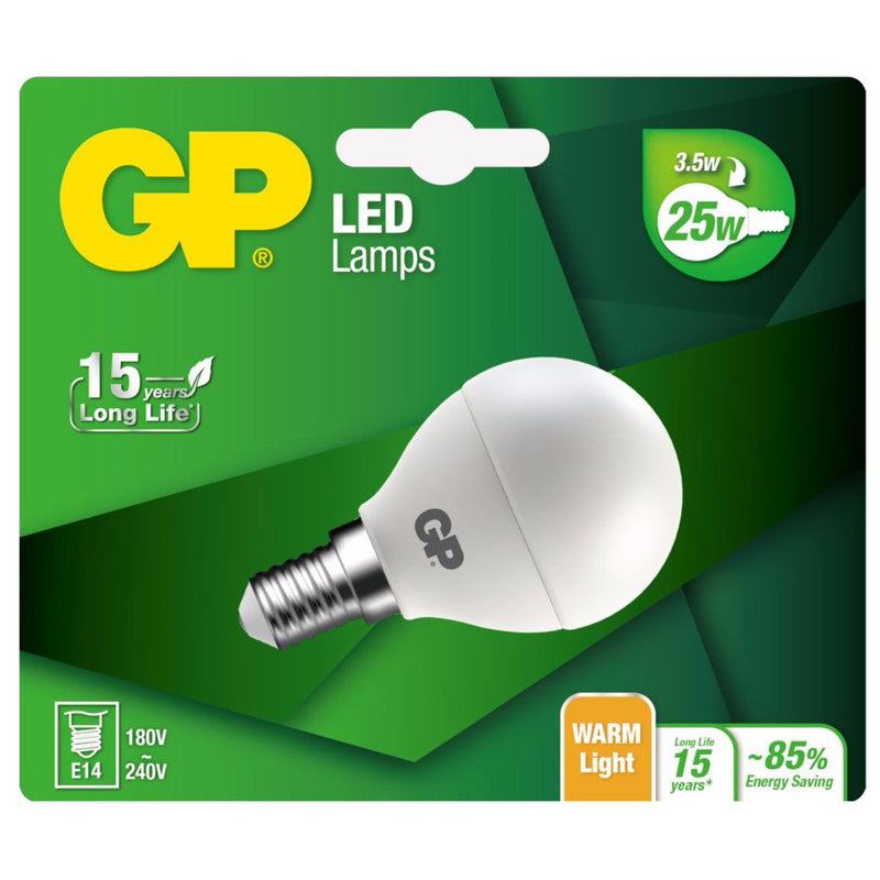 `Gp - Led Lamp Mini Globe, E14, 3.5W (25W), 250Lm`