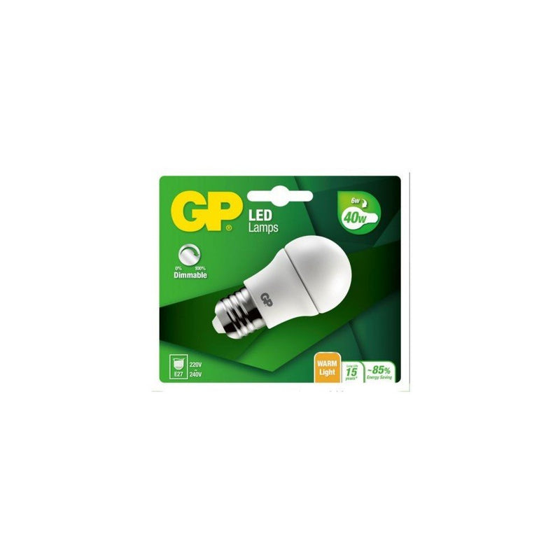 `Gp - Led Lamp Mini Globe, E27, Dim, 6W (40W), 470Lm,`